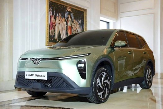 VinFast đã chính thức trưng bày mẫu MPV thuần điện đầu tiên mang tên Limo Green (1).jpg