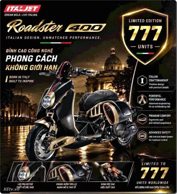  Italjet Roadster 400 sắp về Việt Nam. Đại lý xe nhập khẩu đang nhận cọc chờ ngày giao (7).webp