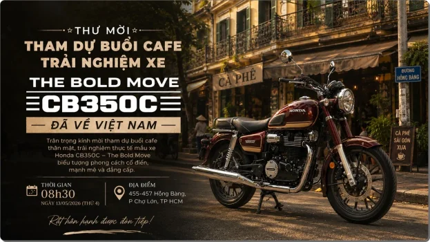 Ngày mai Honda CB350C Special Edition 2026 – đậm phong cách Retro Classic sẽ chính thức ra mắ...webp