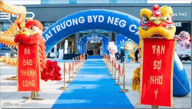 BYD NEG Cần Thơ chính thức khai trương tại 384 Võ Nguyên Giáp, phường Hưng Phú, TP. Cần Thơ (...webp