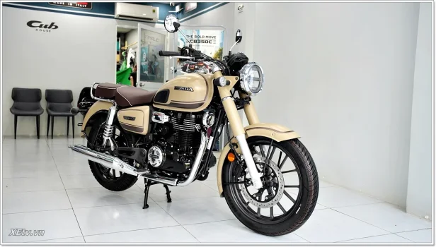 Chi tiết Honda CB350C Special Edition màu vàng cát  (11).webp