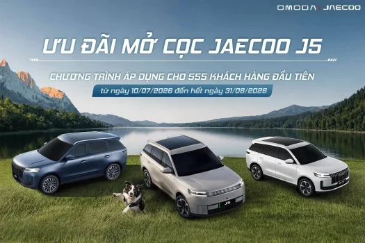 Jaecoo J5 nhận đặt cọc tại Việt Nam, giá dự kiến từ 569 triệu đồng.webp