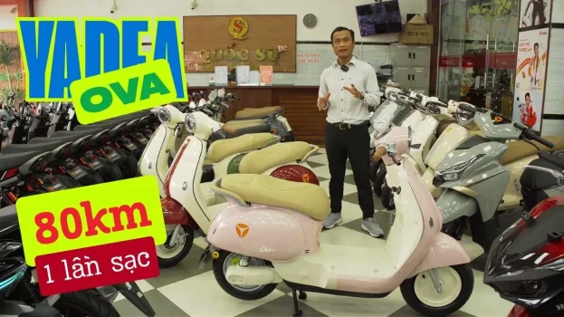 YADEA OVA - xe máy điện dành cho NÀNG, rất đẹp có Guu, chạy 80km1 lần sạc quá ngon - Yadea Qu...webp