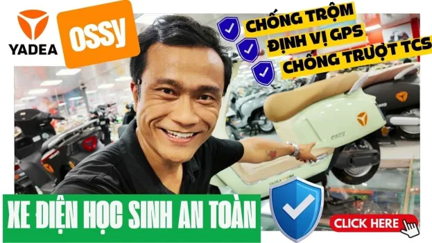 YADEA OSSY - xe máy điện 50cc - quá an toàn mà cha mẹ nên mua cho học sinh đi học.webp