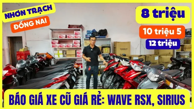 Xe máy cũ giá rẻ tại Nhơn Trạch - Honda Wave RSX giá chỉ từ 8 triệu, 15 triệu - Showroom Quốc...webp
