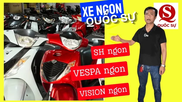 Xe máy cũ Honda SH 150i, Vision, Vespa, Yamaha Grande còn bảo hành chính hãng tại Xe Máy Quốc...webp