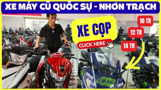 Xe máy cũ côn tay Honda Winner, Yamaha Exciter,... bán có bảo hành tại Xe Máy Tổng Hợp Quốc Sự.webp