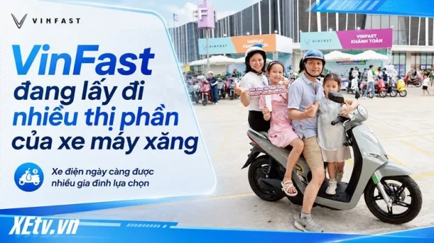 VinFast đang lấy đi nhiều thị phần của xe máy xăng tại Việt Nam.webp