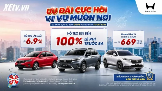 Ưu đãi cực hời – Vi vu muôn nơi cùng ô tô Honda trong tháng 82026.webp