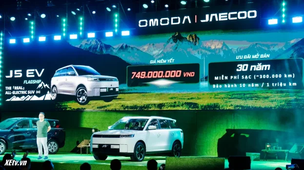 Omoda & Jaecoo Việt Nam công bố giá Jaecoo J5 từ 499 triệu - tùy chọn phương án sạc (14).webp